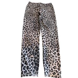 EVLOLUTION & CREATION Sz L Leggings Leopard Print EUC!